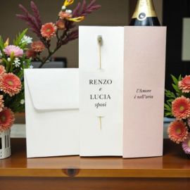 INVITO CON FIORE SECCO: PARTECIPAZIONI ORIGINALI PER IL TUO MATRIMONIO