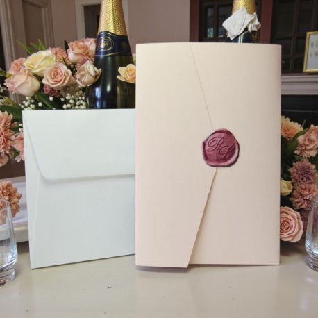 PARTECIPAZIONE A LETTERA AVORIO: INVITI PERSONALIZZATI PER MATRIMONIO