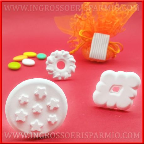 GESSETTI PROFUMATI DOLCI MIX BISCOTTI IDEE DECORATIVE COMPLEANNO IDEE ONLINE STOCK DECOUPAGE BOMBONIERE