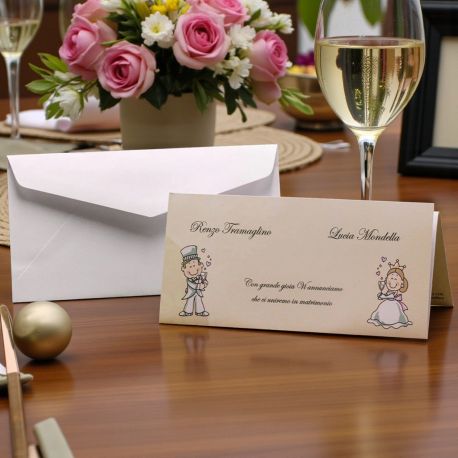 INVITO POP-UP CON SPOSI: PARTECIPAZIONI UNICHE PER IL TUO MATRIMONIO