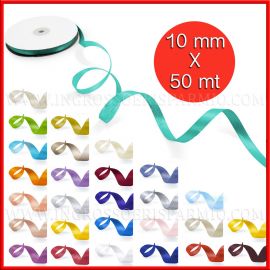 NASTRO DOPPIO RASO 10MM X 50 MT PER BOMBONIERE FAI DA TE VENDITA ONLINE INGROSSO AL MIGLIOR PREZZO ONLINE