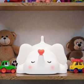 LAMPADA DA NOTTE ELEFANTINO BOMBONIERA UTILE PER BATTESIMO