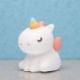 LAMPADA NOTTURNA UNICORNO BOMBONIERA BATTESIMO FEMMINUCCIA