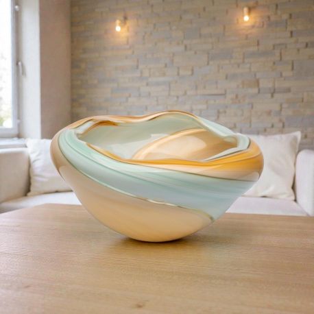 CENTROTAVOLA IN VETRO SOFFIATO: BOMBONIERA ORIGINALE PER MATRIMONIO