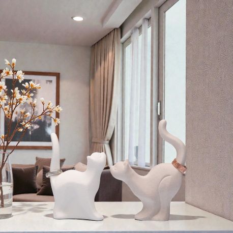 BOMBONIERA SOLIDALE GATTI PORTA ANELLI ASSORTITI PER BATTESIMO