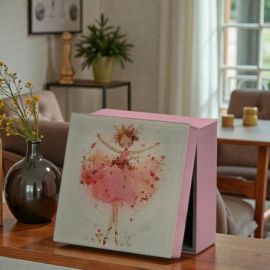 SCATOLA PORTAGIOIE CON BALLERINA: BOMBONIERA ORIGINALE COMUNIONE