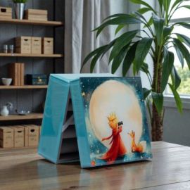 PORTA GIOIE A CERNIERA CON PICCOLO PRINCIPE PER BATTESIMO UNICO