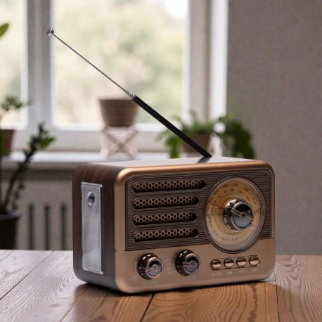 RADIO BLUETOOTH SPEAKER STILE VINTAGE: BOMBONIERA ORIGINALE PER MATRIMONIO