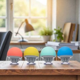 SPEAKER BLUETOOTH A FORMA DI FUNGHETTO ASSORTITO IN 4 COLORI