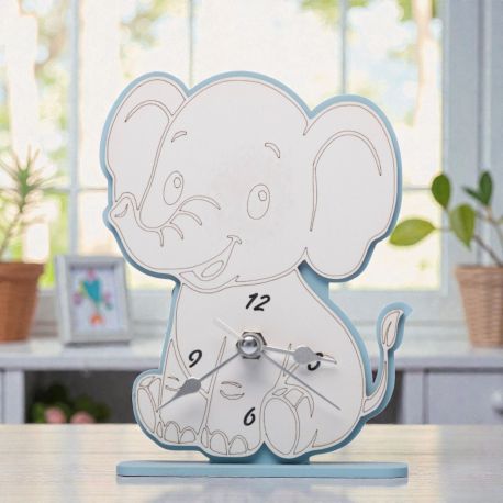 OROLOGIO ELEFANTINO SIMPATICO PER BOMBONIERE UNICHE E SOLIDALI