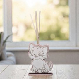 DIFFUSORE ESSENZA GATTINO PER BOMBONIERE ORIGINALE E SOLIDALE