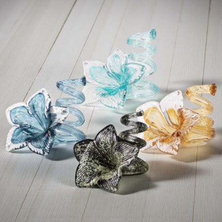 FIORE MODELLATO FLUORESCENTE PER BOMBONIERE NOZZE ORIGINALI