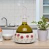 OLIERA CON PIATTINO DIPINTO A MANO: BOMBONIERA ORIGINALE E SOLIDALE