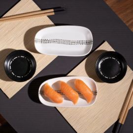 SET SUSHI PER DUE PERSONE 8 PEZZI BOMBONIERE SOLIDALI ORIGINALI