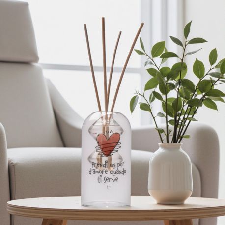 PROFUMATORE AMBIENTE CON CUORE: UN'IDEA BOMBONIERA AMICI DI CUOREMATTO