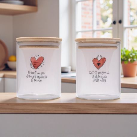 BARATTOLO CON COPERCHIO: AMORE E DOLCEZZA PER MATRIMONI E ANNIVERSARI