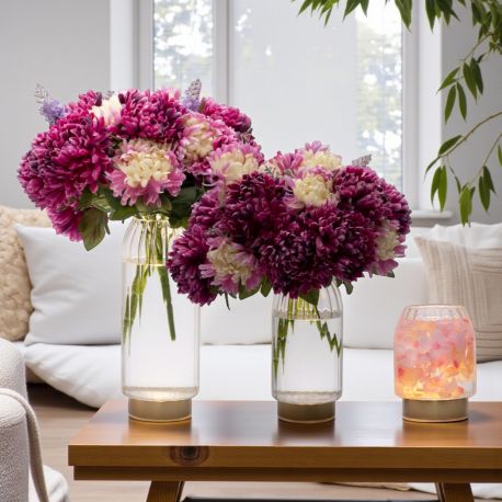 VASO PORTAFIORI CON LED BOMBONIERA UTILE E ORIGINALE PER MATRIMONIO