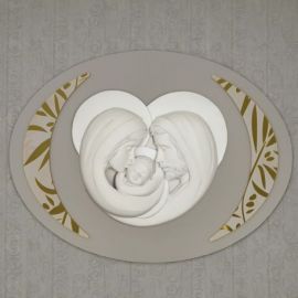 CAPOLETTO OVALE SACRA FAMIGLIA: BOMBONIERA PER EVENTI SPECIALI