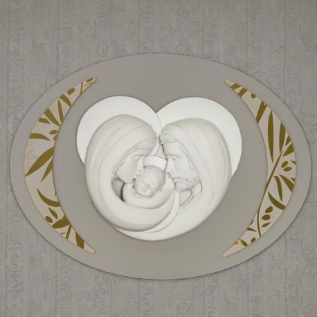 CAPOLETTO OVALE SACRA FAMIGLIA: BOMBONIERA PER EVENTI SPECIALI