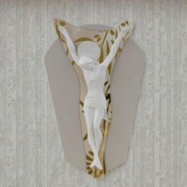 BOMBONIERA PANNELLO SAGOMATO CON CROCIFISSO PER EVENTI SPECIALI