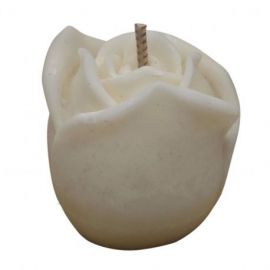 CANDELA PROFUMATA A FORMA DI ROSA CHIUSA: IDEALE PER BOMBONIERE ORIGINALI