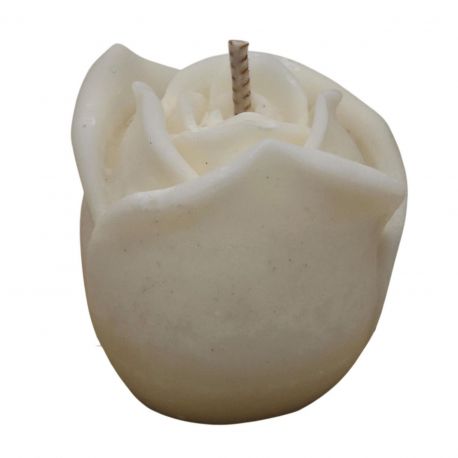 CANDELA PROFUMATA A FORMA DI ROSA CHIUSA: IDEALE PER BOMBONIERE ORIGINALI