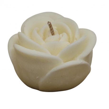 CANDELE PROFUMATA A FORMA DI ROSA APERTA: LA BOMBONIERA IDEALE PER OGNI OCCASIONE