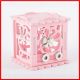 CONFETTATE NASCITA BIMBA SCATOLINE LEGNO ROSA CARROZZINA