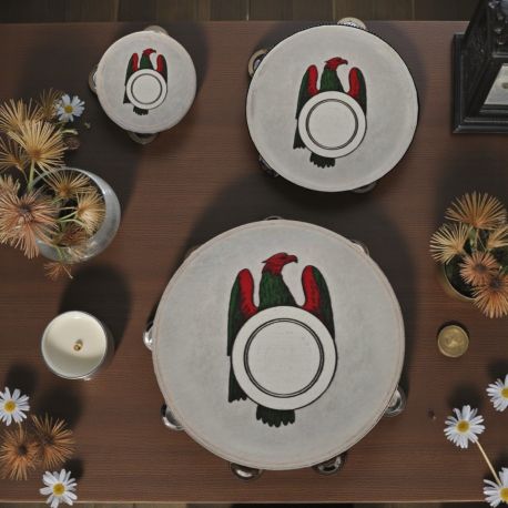 BOMBONIERA TAMBURELLO CON ASSO DI DENARI - IDEE ORIGINALI PER COMPLEANNI