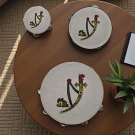 TAMBURELLO CON ASSO DI SPADE: BOMBONIERA ORIGINALE PER COMPLEANNO