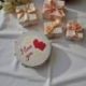 TAMBURELLO CON CUORE ROSSO: BOMBONIERA ORIGINALE PER ANNIVERSARI