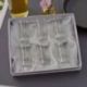 SET DA 6 BICCHIERI DA LIQUORE BOMBONIERA ORIGINALE PER NOZZE ECONOMICHE