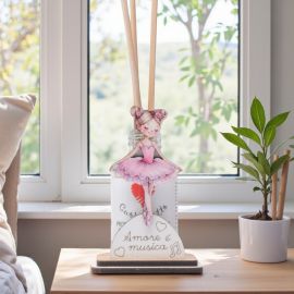 SCATOLA PORTAGIOIE CON BALERINA E TUTU' ROSA PER BATTESIMO E COMUNIONE