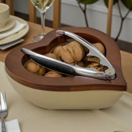 Visualizza ingrandito Precedente SET CIOTOLA A FORMA DI CUORE CON CORNICE IN LEGNO PER BOMBONIERE MATRIMONIO SET CIOTOLA A FORM