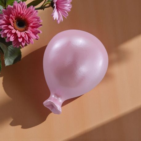 BOMBONIERA CALAMITA PALLONCINO ROSA PER NASCITA E BATTESIMO BIMBA