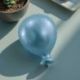 BOMBONIERA CALAMITA PALLONCINO CELESTE PER NASCITA E BATTESIMO BIMBO