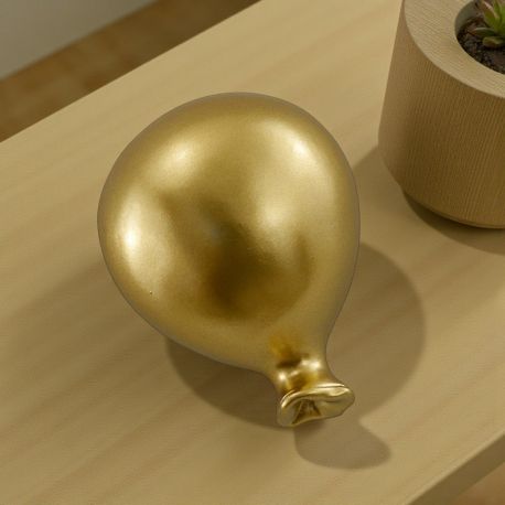 BOMBONIERA CALAMITA PALLONCINO ORO PER MATRIMONIO E NOZZE D'ORO