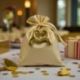 MAGNETE MANI A FORMA DI CUORE ORO PER MATRIMONIO E NOZZE D'ORO