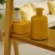 VASO PORTAFIORI BASSO GIALLO: BOMBONIERA ORIGINALE
