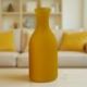 VASO PORTAFIORI ALTO IN CERAMICA GIALLO PER EVENTI INDIMENTICABILI