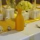 VASO PORTAFIORI ALTO IN CERAMICA GIALLO PER EVENTI INDIMENTICABILI