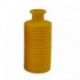 VASO PORTAFIORI A RIGHE IN CERAMICA GIALLO PER BOMBONIERE PREZIOSE