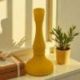 BOMBONIERE ELEGANTI CON CANDELIERE GIALLO SENAPE PER MATRIMONIO