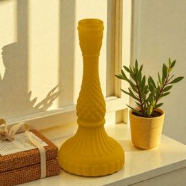 BOMBONIERE ELEGANTI CON CANDELIERE GIALLO SENAPE PER MATRIMONIO