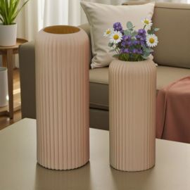 VASO PORTAFIORI CILINDRICO TORTORA PER BOMBONIERE MATRIMONIO E ANNIVERSARIO