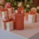 VASO PORTAFIORI A RIGHE RUGGINE: BOMBONIERA ORIGINALE PER MATRIMONI