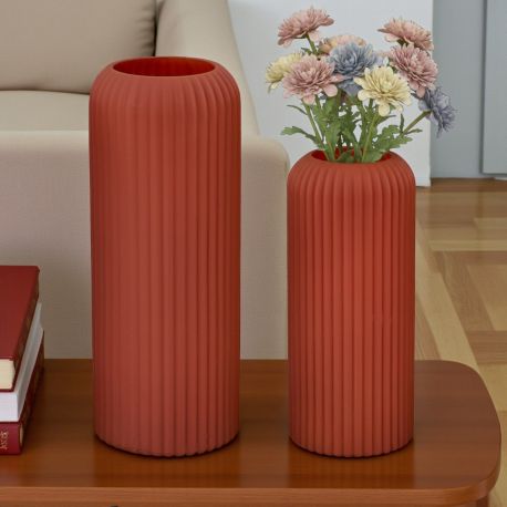 VASO CILINDRICO RUGGINE A RIGHE: BOMBONIERA ORIGINALE PER MATRIMONIO!