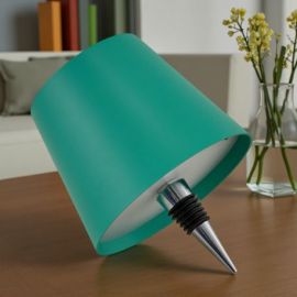 TAPPO ERMETICO A FORMA DI PARALUME VERDE ACQUA: BOMBONIERA ORIGINALE E UTILE