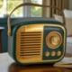 SPEAKER VINTAGE BLUETOOTH VERDE E ORO: IDEA PER BOMBONIERE E REGALI