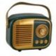 SPEAKER VINTAGE BLUETOOTH VERDE E ORO: IDEA PER BOMBONIERE E REGALI